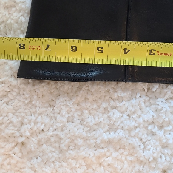 Nasty Gal Black Knee High Boots Sz 8 - Picture 5 of 11